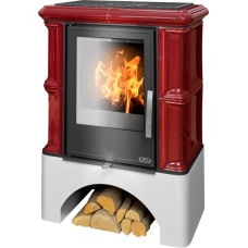 Kachlová kamna ABX Bavaria K I rovný sokl bordó