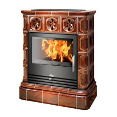 Kachlová Krbová kamna ABX Skotia hnědá