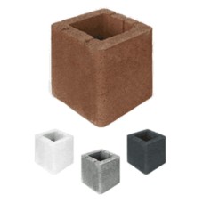 Prodlužovací díl krbového komínu Betowa hnědý