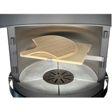 Kámen na pečení pizzy 30x38 cm vč. držáku a lopatky 