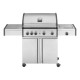Grandpro PRO ELITE plynový gril se zadním a bočním hořákem