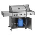 Grandpro PRO ELITE plynový gril se zadním a bočním hořákem