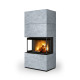 Designový akumulační krb Romotop CARA C | Kámen