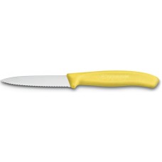 VICTORINOX Nůž na zeleninu 8 cm vlkové ostří, žlutý