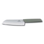 VICTORINOX Kuchařský nůž SANTOKU 17 cm Swiss Modern olivový 