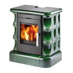 Kachlová kamna Haas Sohn Manta top + sokl, zelená