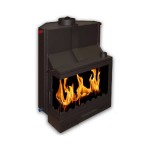 Teplovodní krbová vložka Kretz A 1308 V / Zeus 1308 V levé pros.