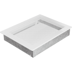 Krbová mřížka 220 x 300 bílá KRATKI