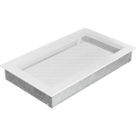 Krbová mřížka 220 x 370 bílá KRATKI