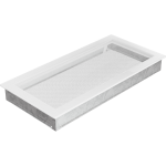 Krbová mřížka 220 x 450 bílá KRATKI