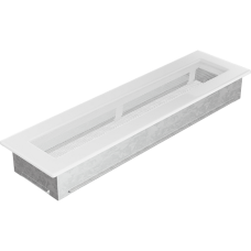 Krbová mřížka 110 x 420 bílá KRATKI