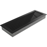 Krbová mřížka 17 x 49 černá FRESH KRATKI