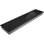 Krbová mřížka 17 x 70 černá FRESH KRATKI