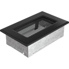 Krbová mřížka 110 x 170 černá KRATKI