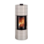 Krbová kamna Leda COLONA LITE M bílý smalt, horní odkouření