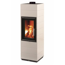 Krbová kamna Leda CORNA bílý smalt, horní odkouření