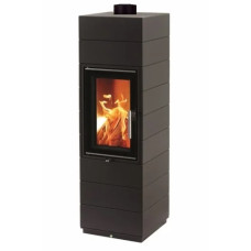 Krbová kamna Leda CORNA TEC s katalyzátorem černý smalt, horní odkouření