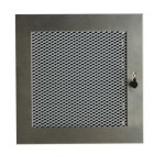 Krbová mřížka 190 x 350 nerez s žaluzií PROBEX