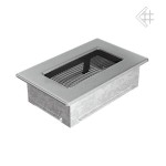 Krbová mřížka 110 x 170 broušená nerez KRATKI