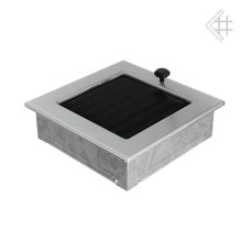 Krbová mřížka 170 x 170 broušená nerez s žaluzií KRATKI