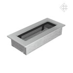 Krbová mřížka 110 x 240 broušená nerez KRATKI