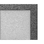 Krbová mřížka 110 X 320 černo stříbrná