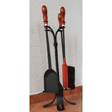 Krbové nářadí ručně kované s dřevěnou rukojetí | Třešeň