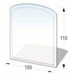 Podkladové tvrzené sklo pod kamna Lienbacher 21.02.887.2