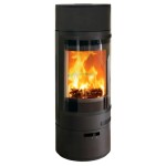 Krbová kamna SCAN 85-1 černý lak, černé lišty