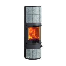 Krbová kamna SCAN 83-7 Maxi BP černý lak, černé lišty