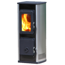 Krbová kamna Thorma MILANO II černý/nerez