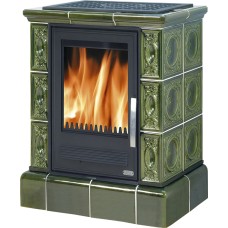 Kachlová kamna ABX Helvetia KP I kachlový sokl zelená