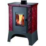 Haas Sohn Empoli AL II s výměníkem černá, bordo kachle