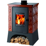 Haas Sohn Empoli AL II s výměníkem černá, karamel kachle