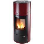 Peletová kamna Haas Sohn HSP 7 II Grande RLU DE LUXE červená
