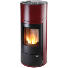 Peletová kamna Haas Sohn HSP 7 II Grande RLU DE LUXE červená