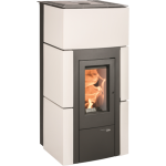 Peletová kamna Haas Sohn HSP 6 RUEDA C RLU bílá kachle