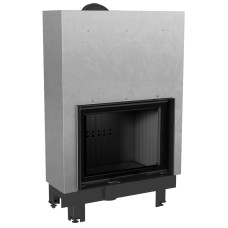 Krbová vložka Kratki MBA 17kW s výsuvem, černé obložení Termotec