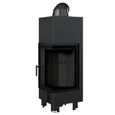 Krbová vložka Kratki MBN 10kW pravé BS prosklení, černé obložení Termotec