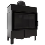 Krbová vložka Kratki LUCY 14kW zadní přikládání, černé obložení Termotec