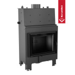 Teplovodní vložka Kratki MBM 10kW rovná, černé obložení Termotec