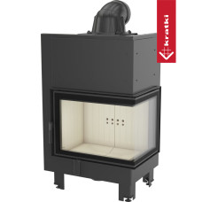 Krbová vložka Kratki MBZ 13kW pravé BS prosklení, samozavírací dvířka