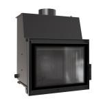 Krbová vložka Kratki ZUZIA DECO BLACK 12 kW s teplovodním výměníkem