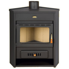 Rohová krbová kamna s výměníkem Prity AM W12