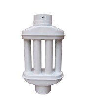 Teplovzdušný výměník Žemini bílá pr. 120 mm, 65cm