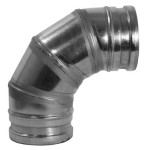 Oblouk lisovaný segmentový 90° | průměr 125 mm | Vzduchotechnika