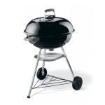 Weber COMPACT KETTLE 57 cm černý | Kotlový gril na uhlí